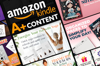 design an engaging amazon kdp a plus content for your book
