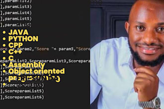 expert python, c, cpp, and c sharp  programming projects