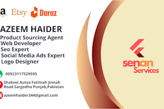 web development logo business card design shopify social media ads