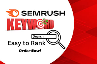 do semrush keyword research report for the best SEO results