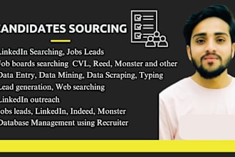 do linkedin candidate sourcing, b2b targeted leads, data extraction specialist