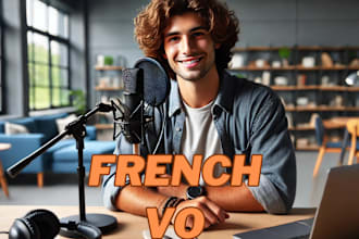 voice over anything in french canadian for you