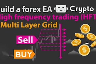 build and deploy profitable custom trading bot for forex, crypto and hft trading