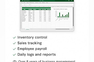 create custom excel templates for inventory, and more