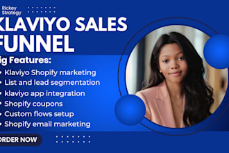 setup klaviyo email marketing flows, klaviyo shopify marketing sales funnel