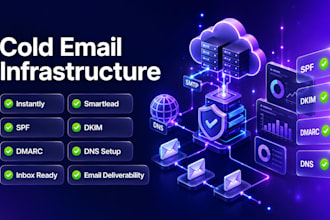 setup cold email infrastructure with spf dkim dmarc