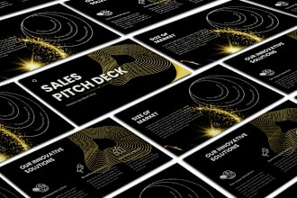 design sales presentation, sales pitch deck, marketing corporate presentation