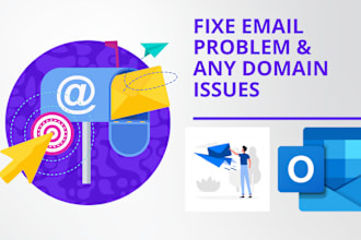 troubleshoot email problems or configure outlook issues