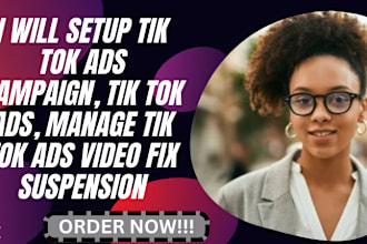 setup tik tok ads campaign, tik tok ads, manage tik tok ads video fix suspension