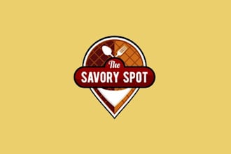 design fresh restaurant monogram logo