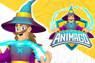 design a corporate mascot and full advertising marketing kit
