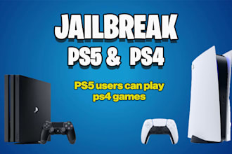 unlock your ps5 and ps4 and custom rom any help