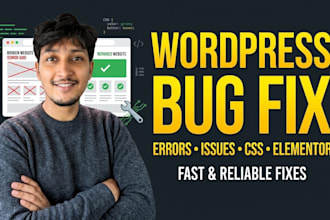 fix wordpress issues, fix wordpress errors, wordpress bug fix, wordpress website