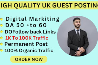 provide high da guest post with dofollow permanent backlinks