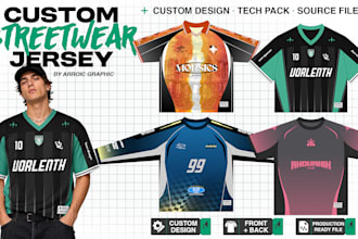 design custom jerseys for streetwear outfits and more
