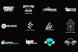 design music logo for bands, djs, producers, and artists