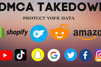 report, takedown and remove defaming reddit, yt, x, fb, insta, tiktok under dmca