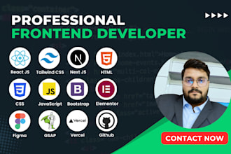 give service in frontend development and web design