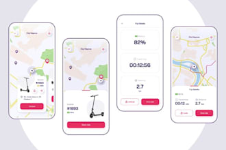 do escooter app, ebike app,e scooter gps tracker, renting ,route planning