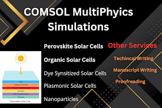 guide and do solar cells projects in comsol multiphysics