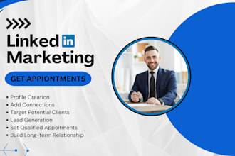 linkedin marketing manager and sales manager and appointment setting