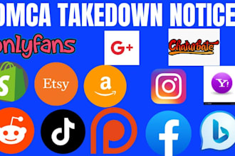remove leaked,infringing google, onlyfans,reddit,tiktok,fb,ig under dmca law
