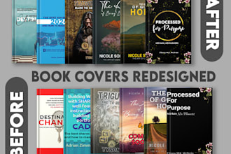 fix, edit, modify, redesign, resize rejected book covers