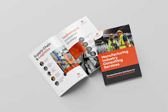 design or redesign print or digital brochure, multi page e brochure