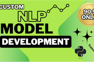 design and train custom nlp models in python
