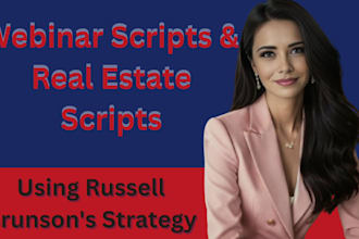 write webinar scripts and sales scripts using russell brunson funnel tactics