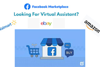 work as your virtual assistant VA for facebook marketplace