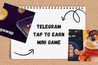 create a telegram tap to earn bot like hamster kombat
