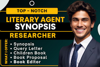 find literary agent for fiction book, movie script, children book, screenplay
