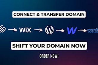 connect or transfer domain to squarespace, wix and wordpress