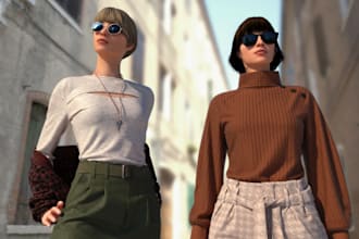 be your clo3d expert, clothing 3d mock up, 3d virtual fashion, tech pack