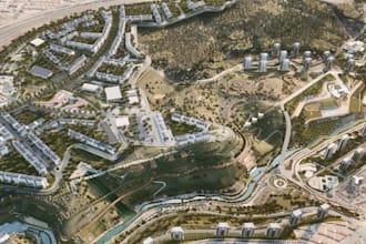 create master community map, site plan map, master plan map