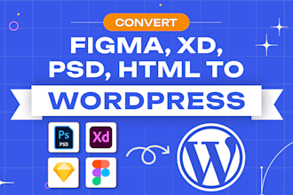 convert figma to wordpress PSD to wordpress xd to wordpress figma to elementor