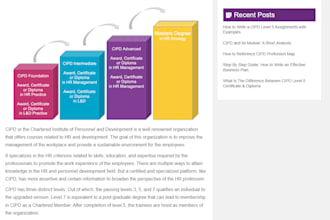 help you with cipd level 3, 5 and 7