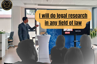do legal research in any field of law