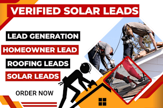 generate hot solar leads, roofing leads, homeowners leads