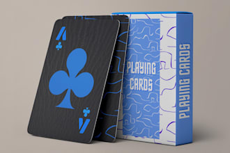 design card game template playing cards tarot deck card zodiac tcg with mockup