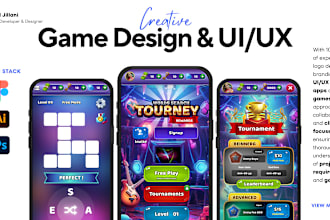 create high quality 2d game graphics and perfect game UI for android, ios, webgl