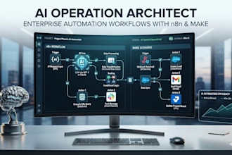 be your ai operation architect for enterprise automation workflow with n8n, make
