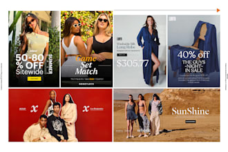 design website banner product ad slider discount banners etc