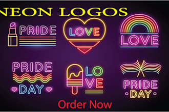 do or redo neon bar sign, club, podcast, shop logo in 24hr