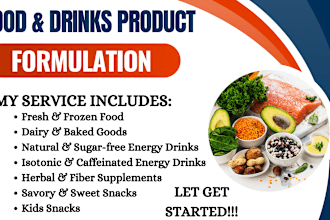 formulate food products, energy drinks, vitamins, and nutritional supplements