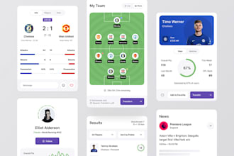 develop tournament apps, sport app, fantasy sport app, e sports website