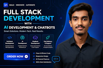 do website development ai web development as full stack web developer