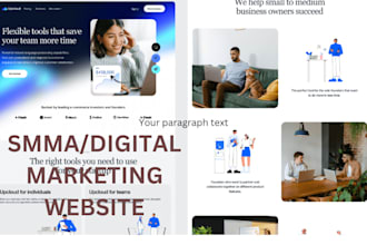 design smma website digital marketing agency website