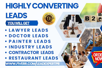 generate lawyer doctor restaurant b2b hotel hvac industry contractor club leads